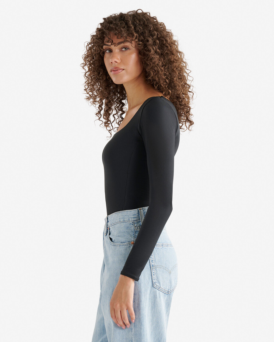 renew knit long sleeve bodysuit