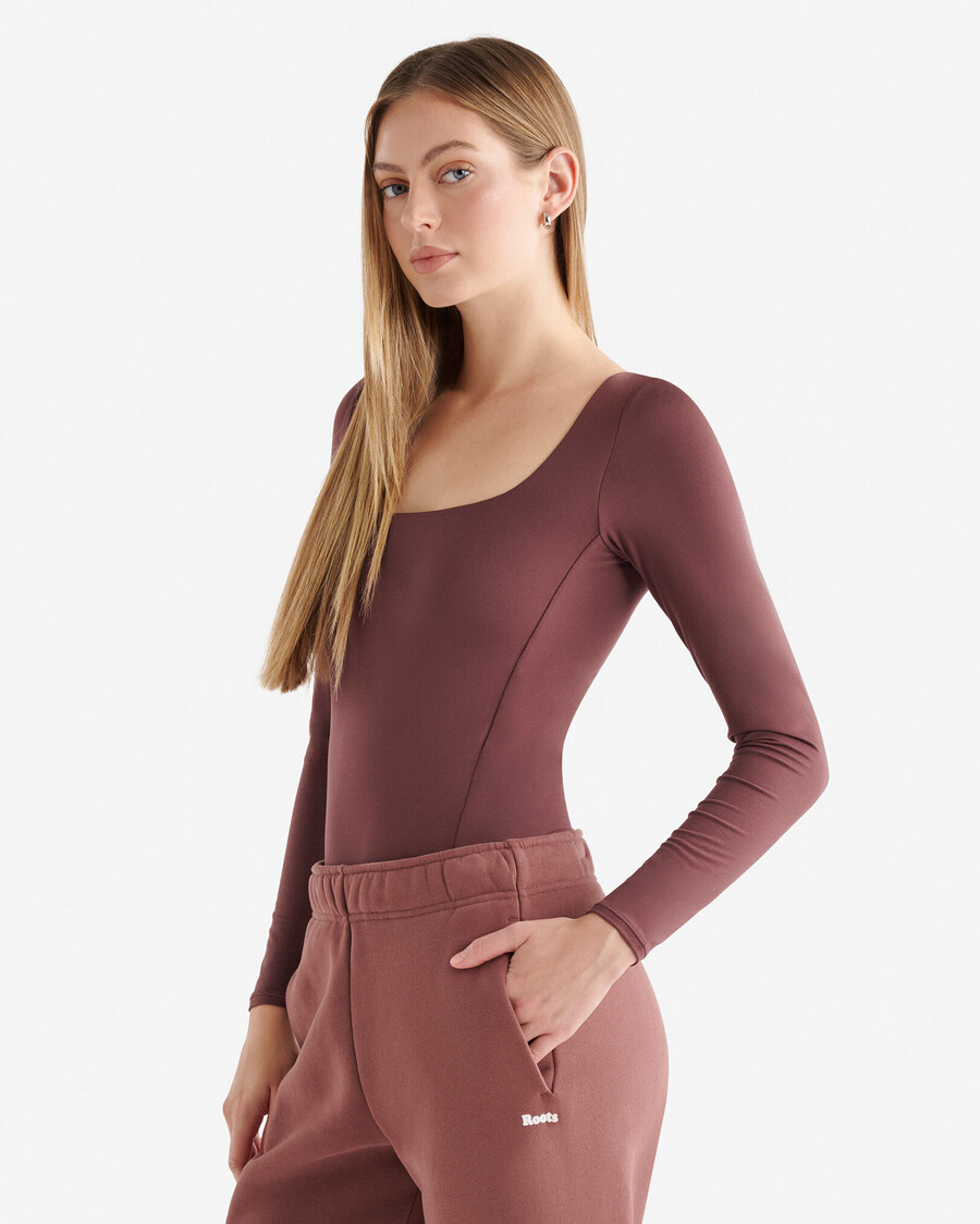 renew knit long sleeve bodysuit