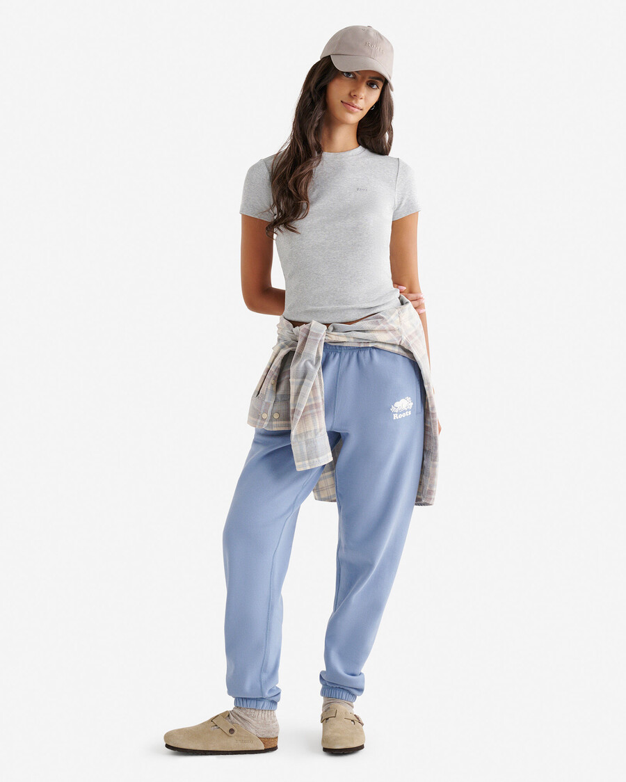 roam rib fitted short sleeve top