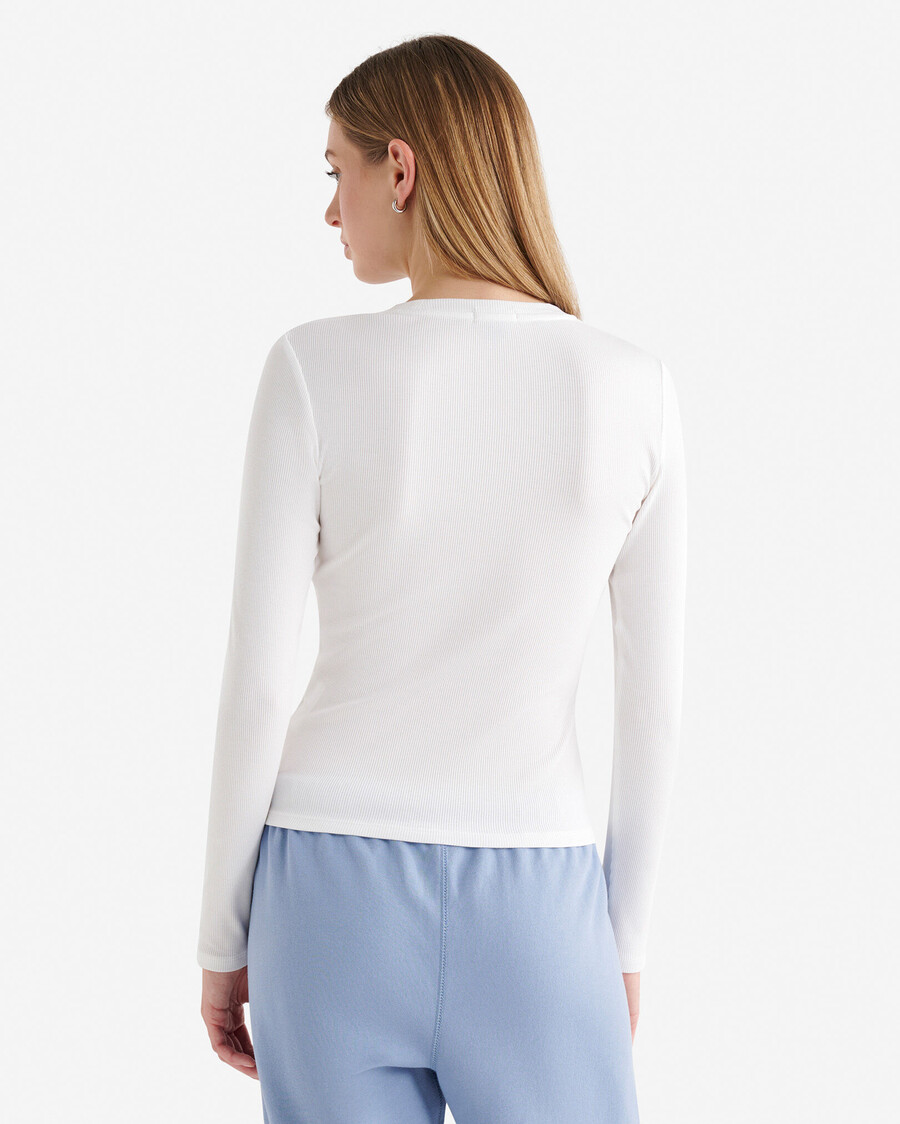 roam rib fitted long sleeve top