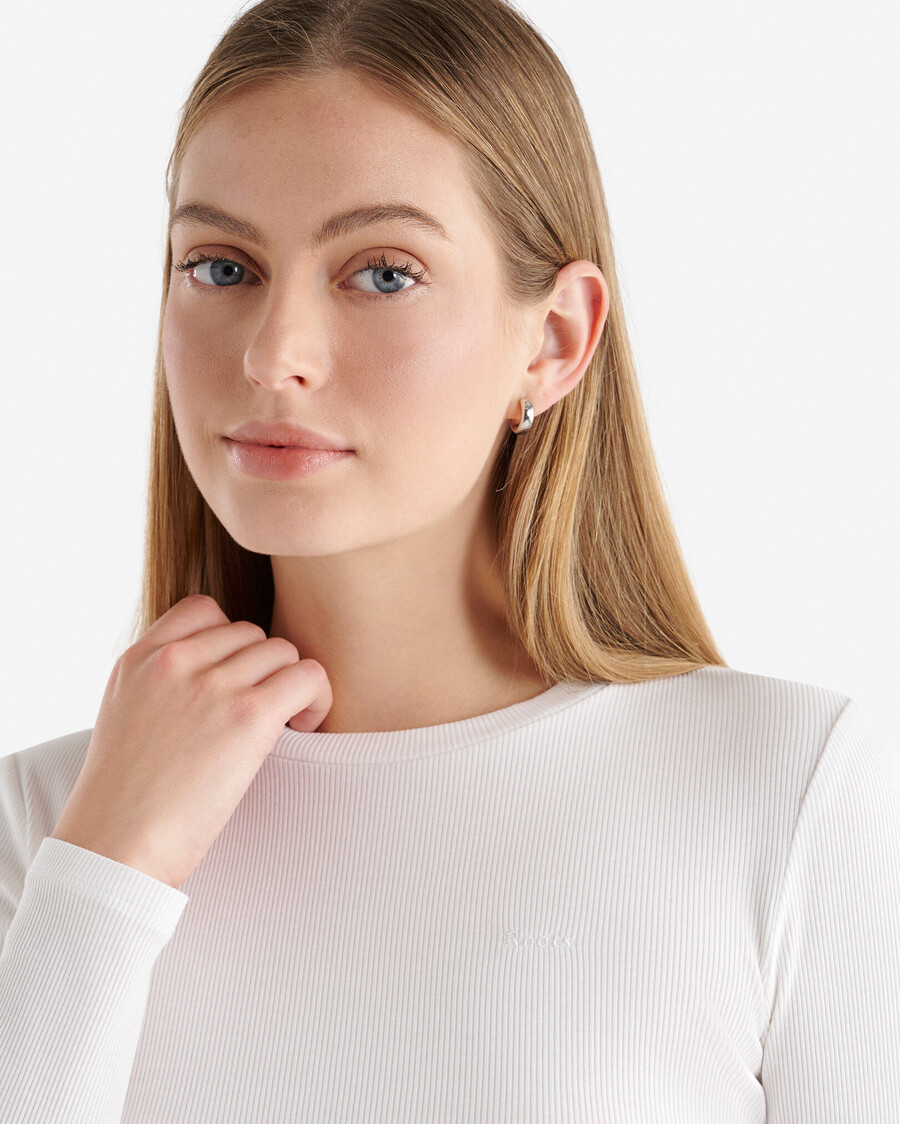 roam rib fitted long sleeve top