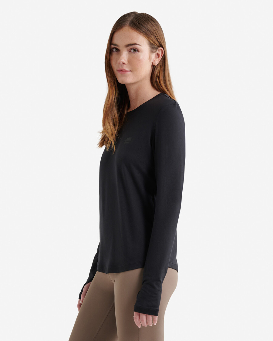 renew knit classic long sleeve top