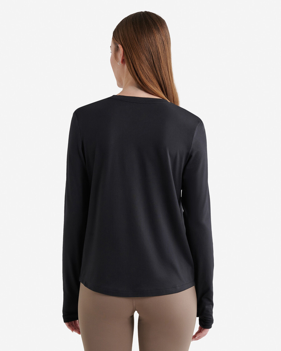 renew knit classic long sleeve top
