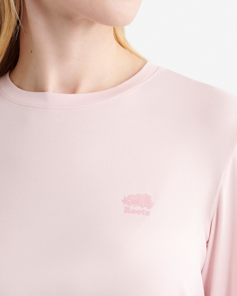 renew knit classic long sleeve top
