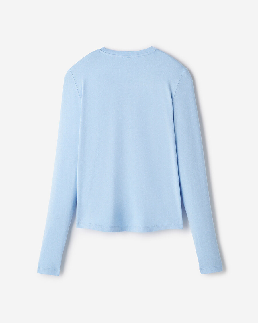 renew knit classic long sleeve top