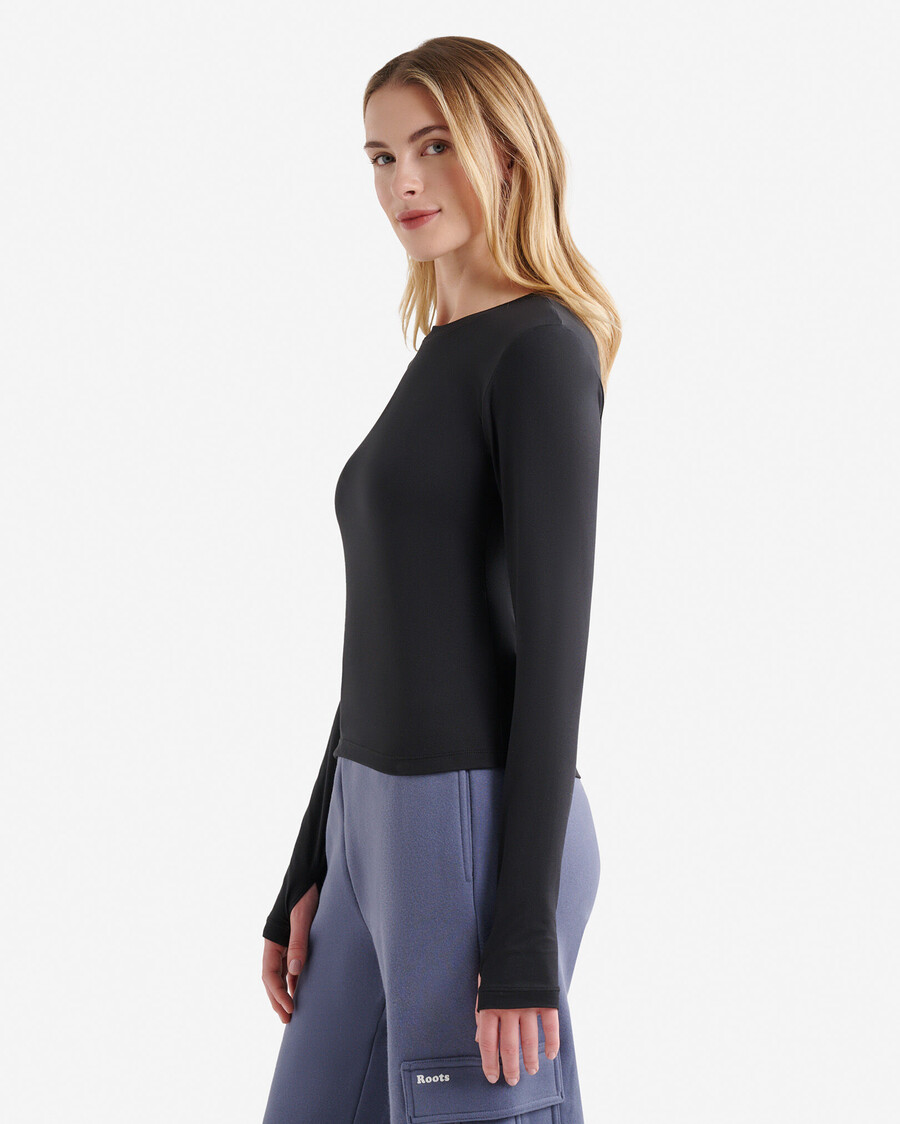 renew knit long sleeve top