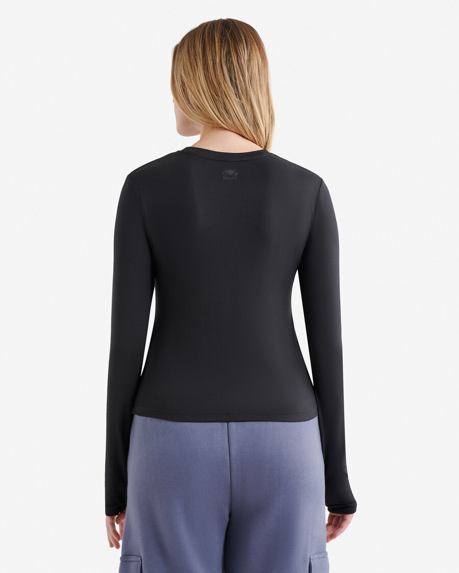 renew knit long sleeve top