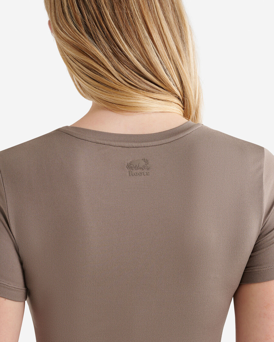 renew knit short sleeve t-shirt