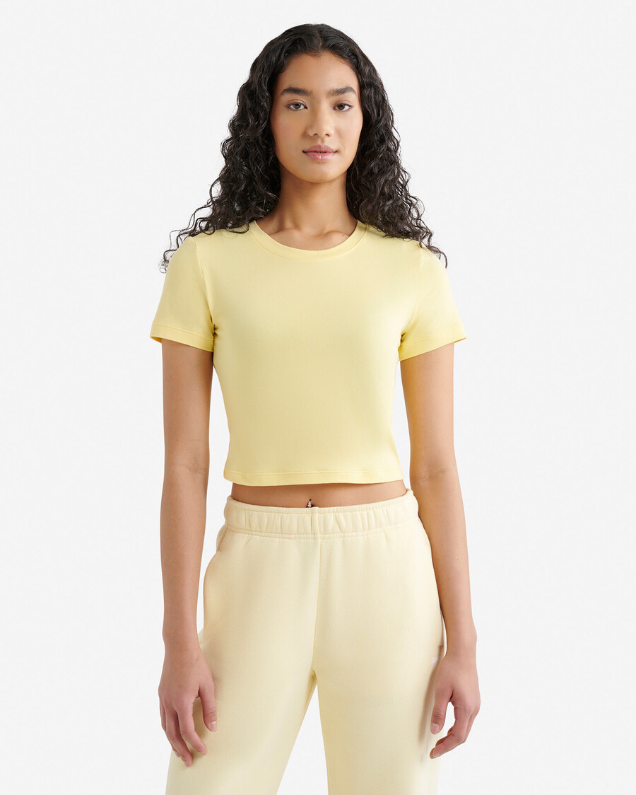 renew knit crop t-shirt