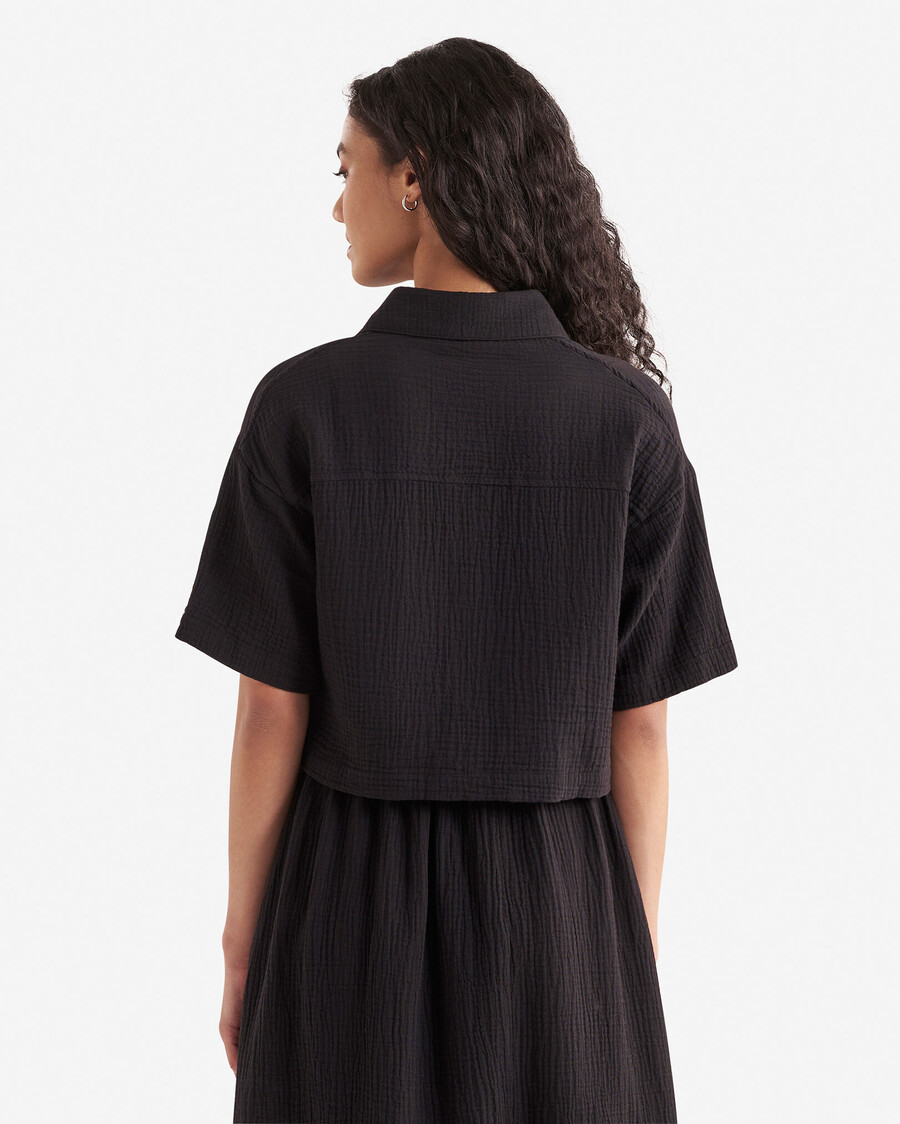 isla cotton gauze short sleeve shirt