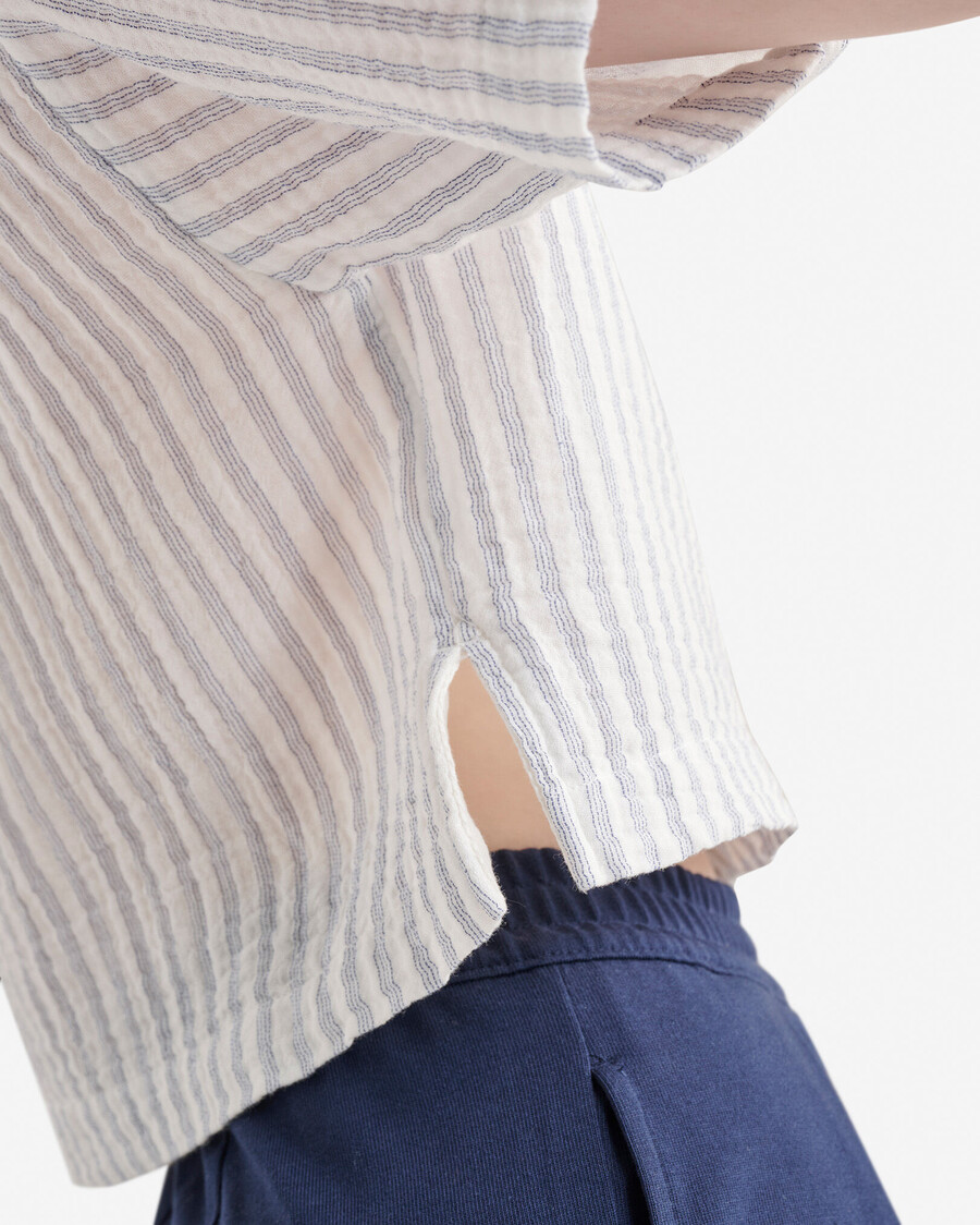 isla cotton gauze short sleeve shirt
